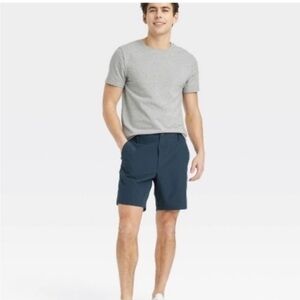 All in Motion Men's Blue Lightweight Casual Hybrid Shorts Sz. XXL NWT‎